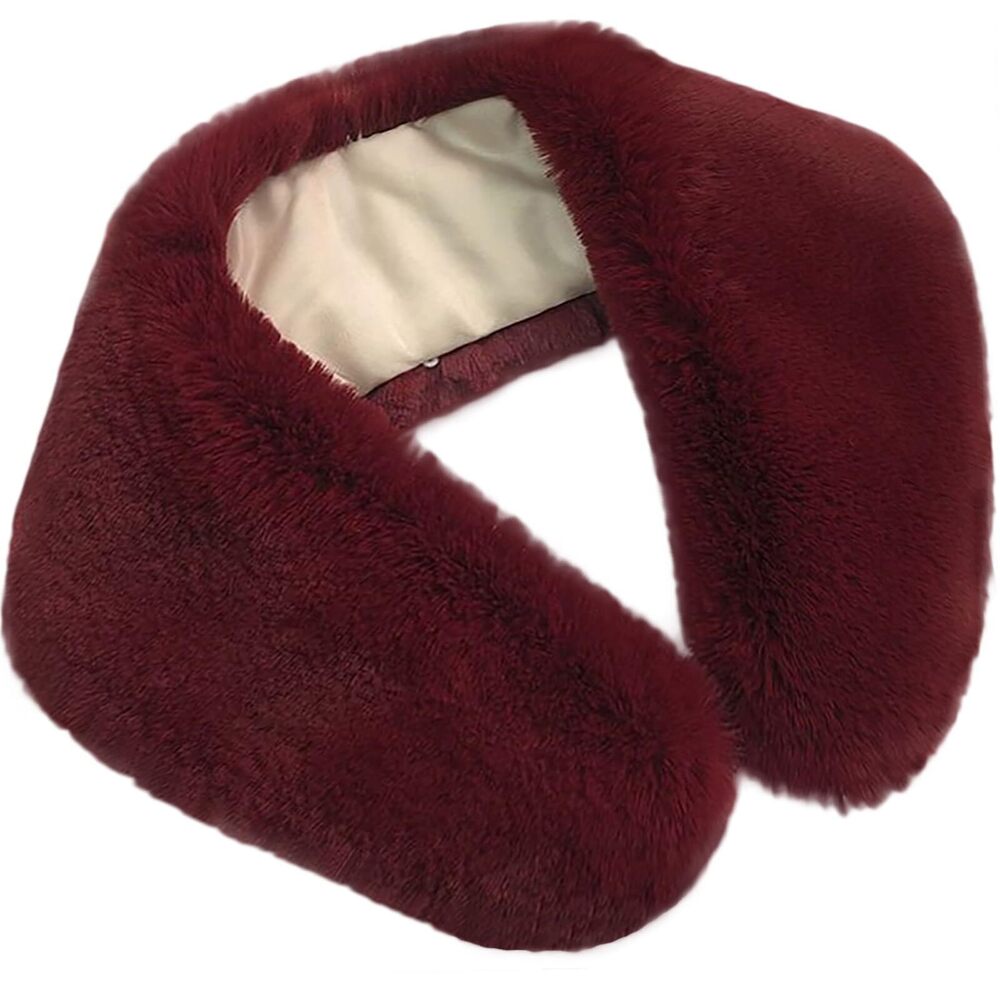 6578 Faux Fur Soft Warmer Collar Rabbit Fur Collar Shawl Wrap Stole Fake